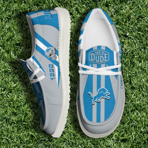 Tubopro Detroit Lions Personalized Hey Dude Shoes For Men And Women