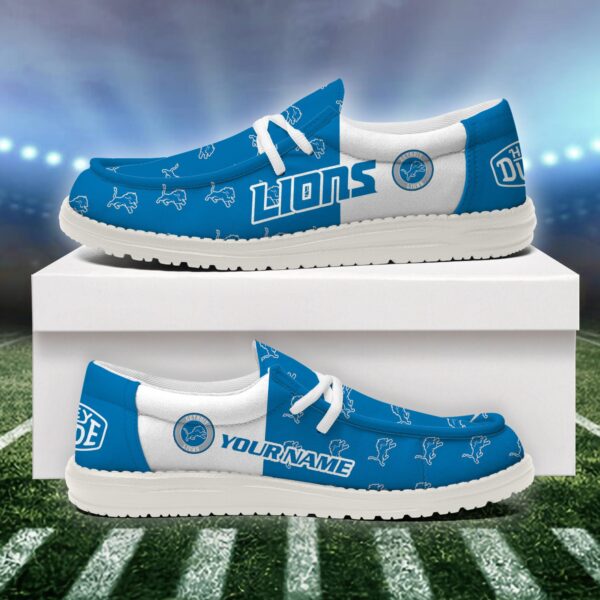 Tubopro Detroit Lions Personalized Hey Dude Shoes For Men And Women - Image 2