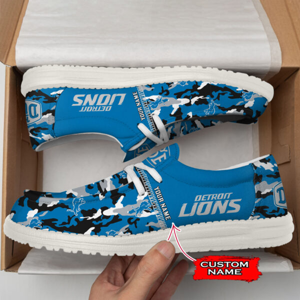 Tubopro Detroit Lions Personalized Hey Dude Shoes For Men And Women - Image 2