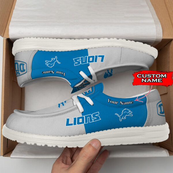 Tubopro Detroit Lions Personalized Hey Dude Shoes For Men And Women - Image 3