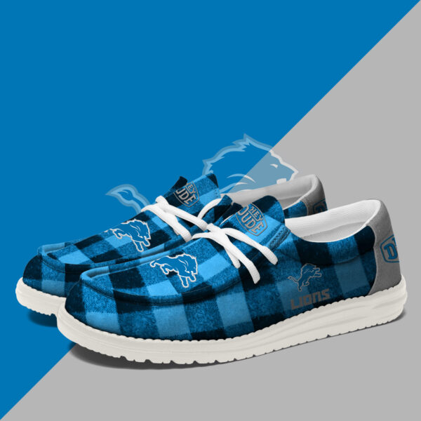Tubopro Detroit Lions Personalized Hey Dude Shoes For Men And Women - Image 2