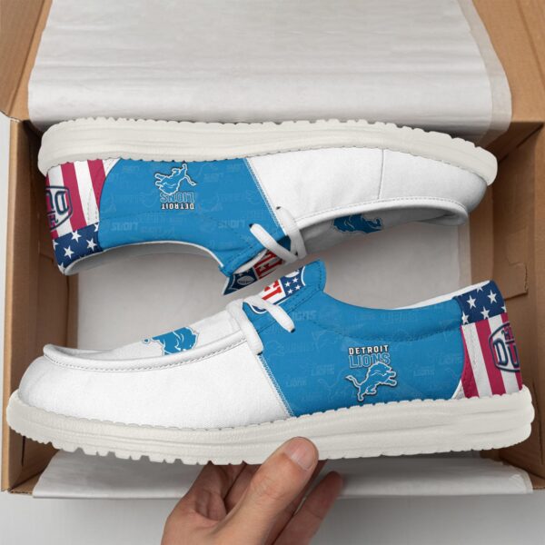 Tubopro Detroit Lions Personalized Hey Dude Shoes For Men And Women - Image 2