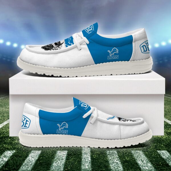 Tubopro Detroit Lions Personalized Hey Dude Shoes For Men And Women - Image 4