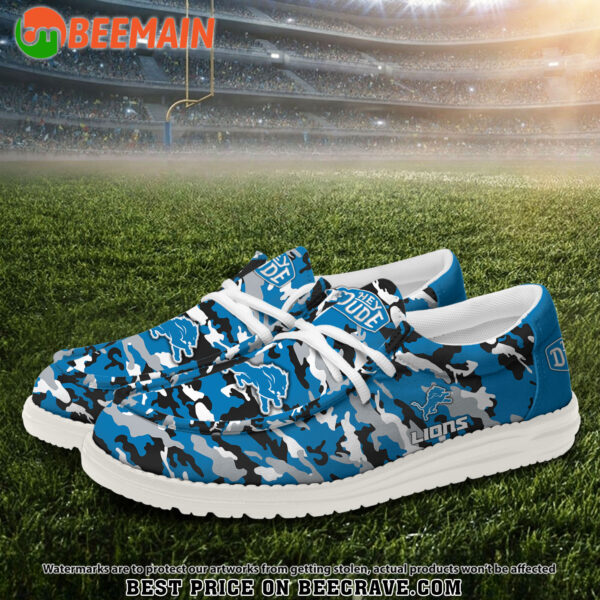 Tubopro Detroit Lions Personalized Hey Dude Shoes For Men And Women - Image 2