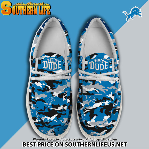 Tubopro Detroit Lions Personalized Hey Dude Shoes For Men And Women