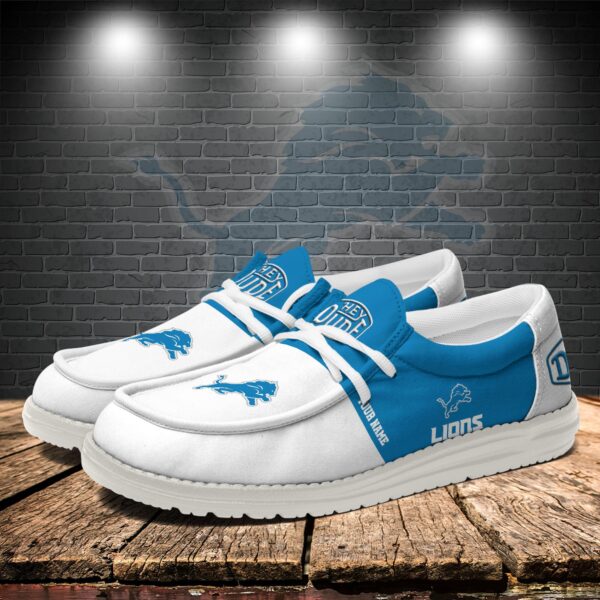Tubopro Detroit Lions Personalized Hey Dude Shoes For Men And Women - Image 3