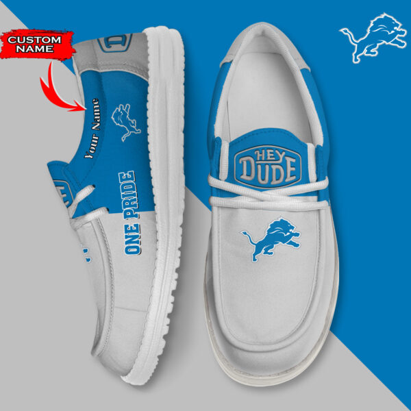 Tubopro Detroit Lions Personalized Hey Dude Shoes For Men And Women