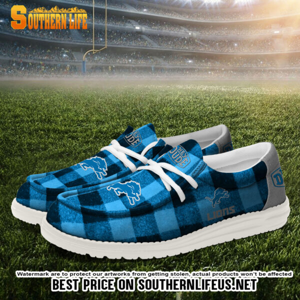 Tubopro Detroit Lions Personalized Hey Dude Shoes For Men And Women - Image 2