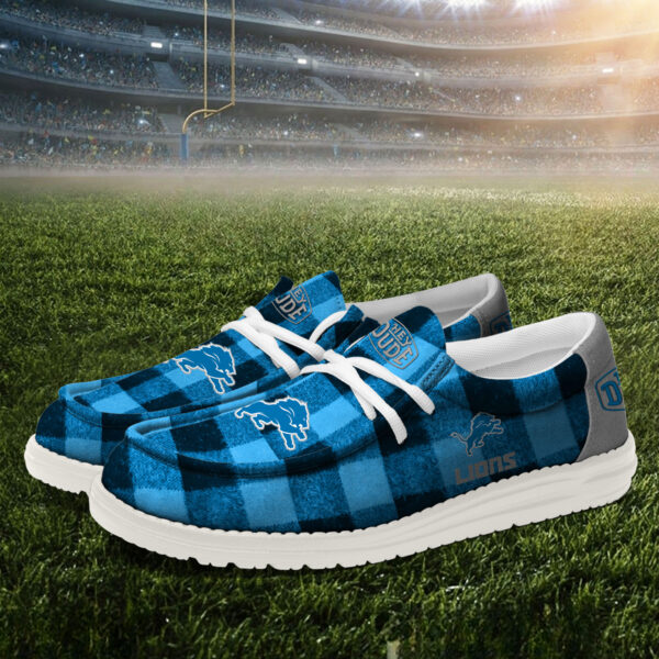 Tubopro Detroit Lions Personalized Hey Dude Shoes For Men And Women - Image 3
