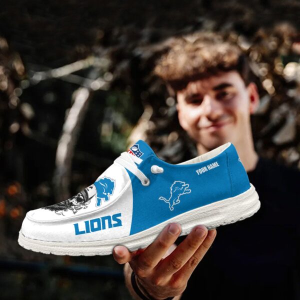 Tubopro Detroit Lions Personalized Hey Dude Shoes For Men And Women - Image 5