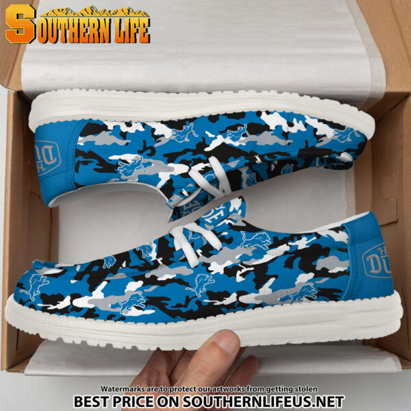 Tubopro Detroit Lions Personalized Hey Dude Shoes For Men And Women - Image 4