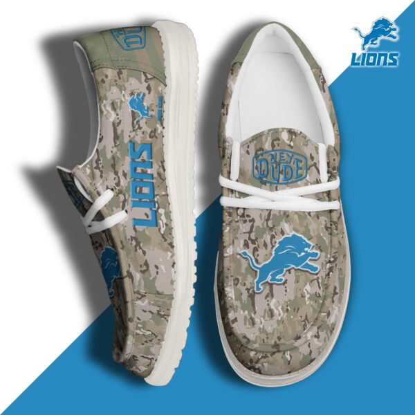 Tubopro Detroit Lions Personalized Hey Dude Shoes For Men And Women