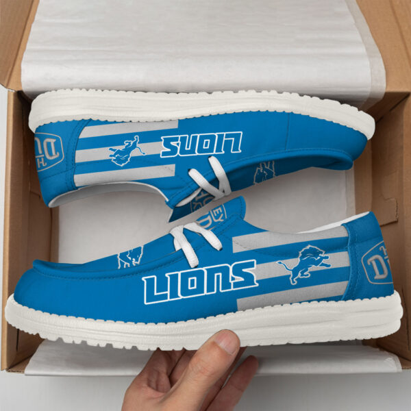 Tubopro Detroit Lions Personalized Hey Dude Shoes For Men And Women - Image 3