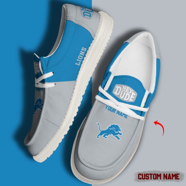 Tubopro Detroit Lions Personalized Hey Dude Shoes For Men And Women