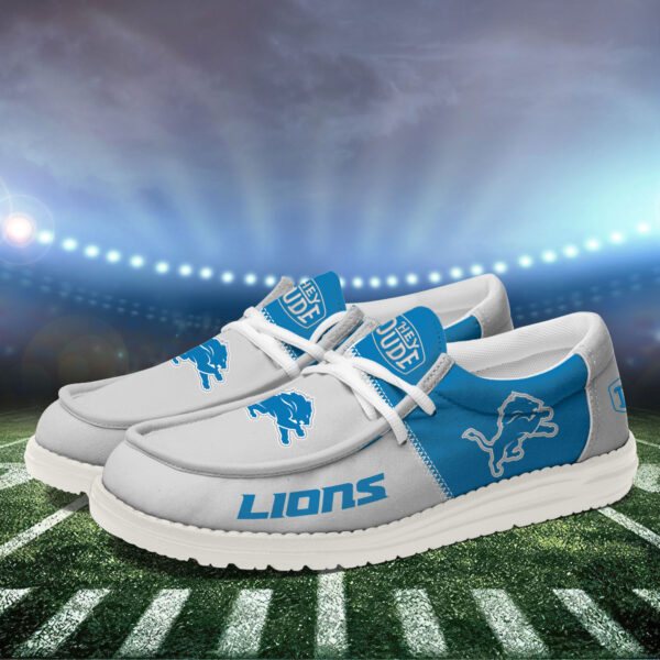 Tubopro Detroit Lions Personalized Hey Dude Shoes For Men And Women - Image 3