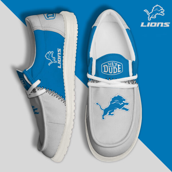 Tubopro Detroit Lions Personalized Hey Dude Shoes For Men And Women