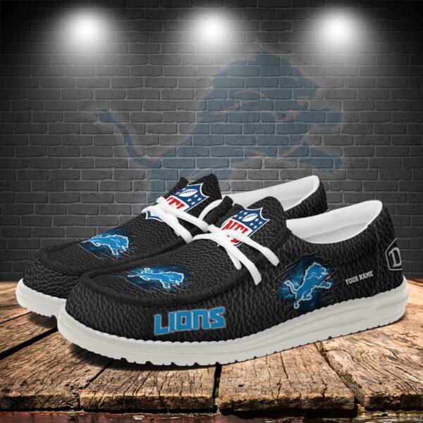 Tubopro Detroit Lions Personalized Hey Dude Shoes For Men And Women - Image 3