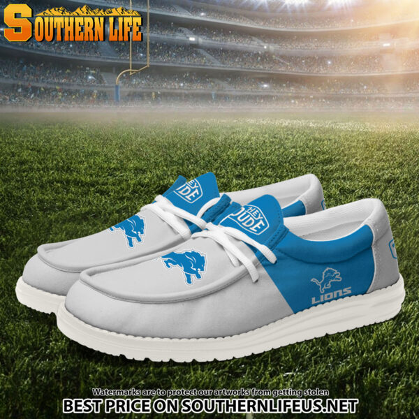 Tubopro Detroit Lions Personalized Hey Dude Shoes For Men And Women - Image 2