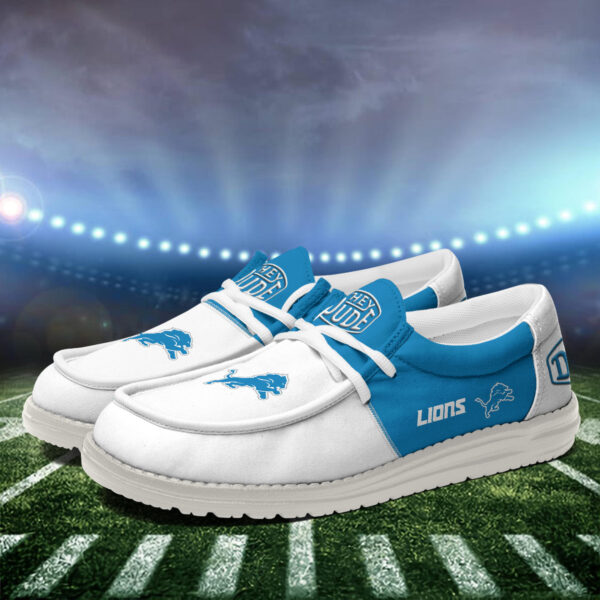 Tubopro Detroit Lions Personalized Hey Dude Shoes For Men And Women - Image 4