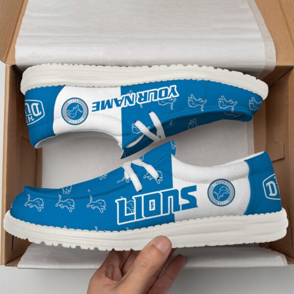 Tubopro Detroit Lions Personalized Hey Dude Shoes For Men And Women