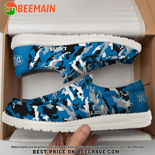 Tubopro Detroit Lions Personalized Hey Dude Shoes For Men And Women - Image 4