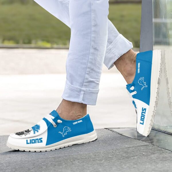 Tubopro Detroit Lions Personalized Hey Dude Shoes For Men And Women - Image 7