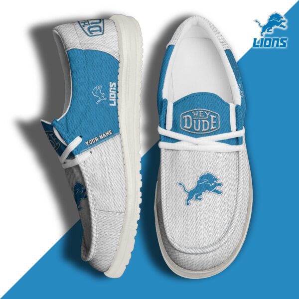 Tubopro Detroit Lions Personalized Hey Dude Shoes For Men And Women