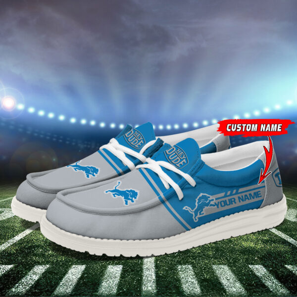 Tubopro Detroit Lions Personalized Hey Dude Shoes For Men And Women - Image 3