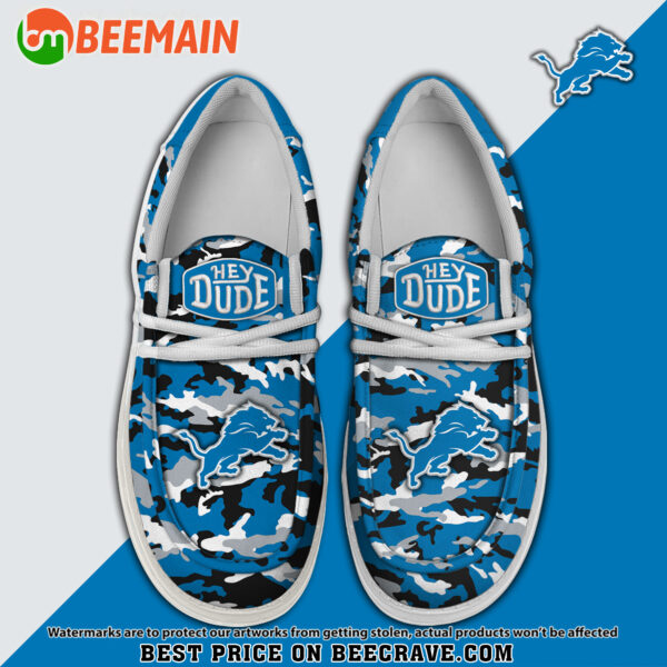 Tubopro Detroit Lions Personalized Hey Dude Shoes For Men And Women