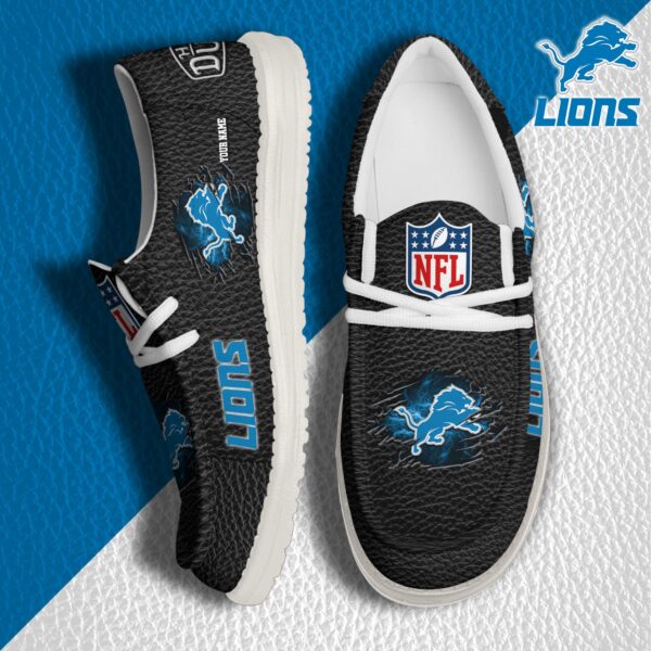 Tubopro Detroit Lions Personalized Hey Dude Shoes For Men And Women
