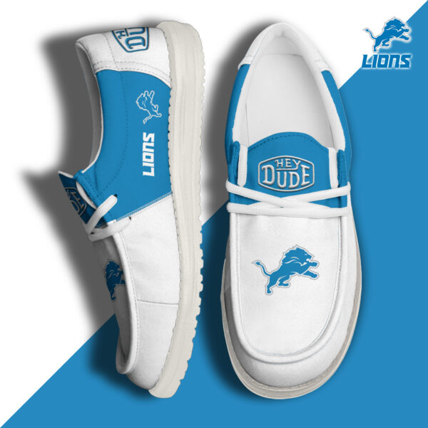 Tubopro Detroit Lions Personalized Hey Dude Shoes For Men And Women