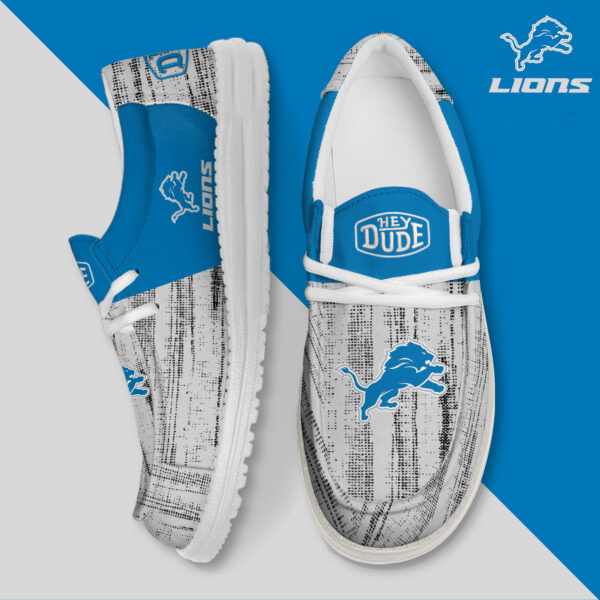 Tubopro Detroit Lions Personalized Hey Dude Shoes For Men And Women