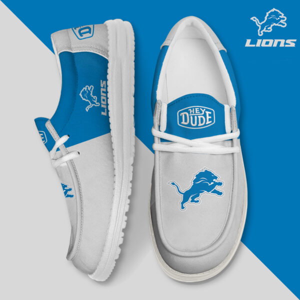 Tubopro Detroit Lions Personalized Hey Dude Shoes For Men And Women