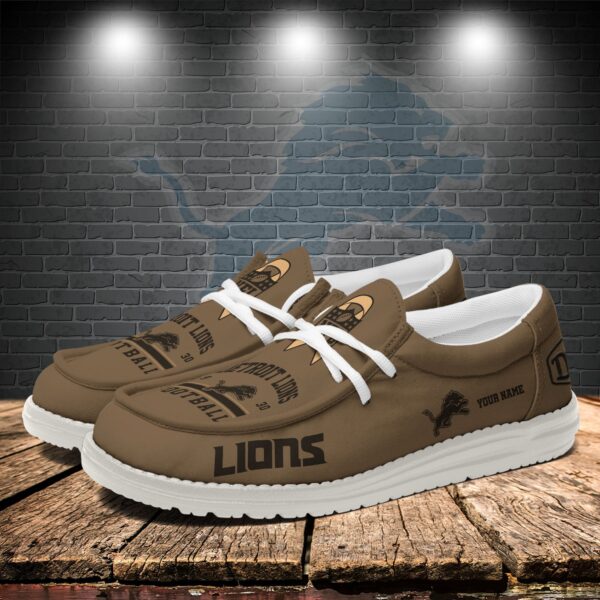Tubopro Detroit Lions Personalized Hey Dude Shoes For Men And Women - Image 3