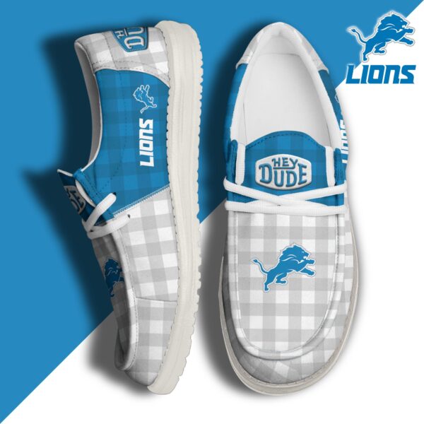 Tubopro Detroit Lions Personalized Hey Dude Shoes For Men And Women