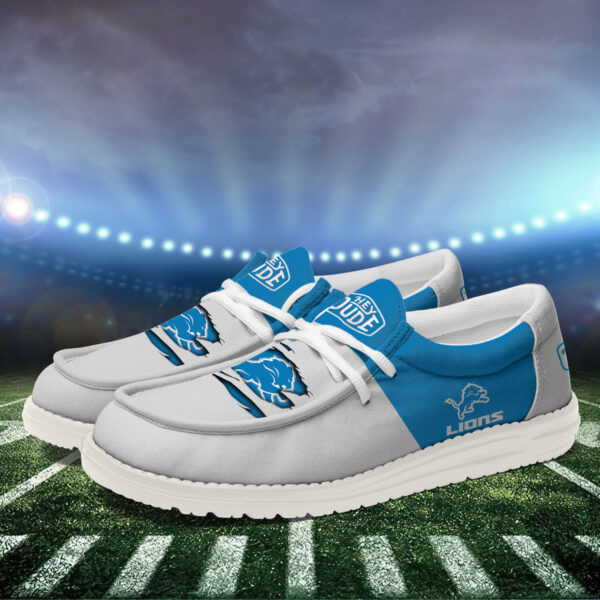 Tubopro Detroit Lions Personalized Hey Dude Shoes For Men And Women - Image 2
