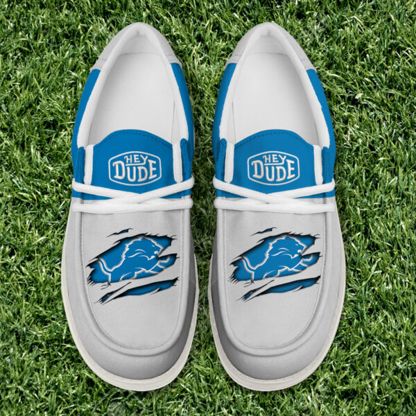 Tubopro Detroit Lions Personalized Hey Dude Shoes For Men And Women - Image 5