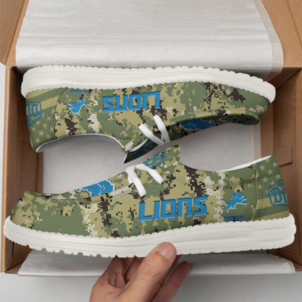 Tubopro Detroit Lions Personalized Hey Dude Shoes For Men And Women - Image 2