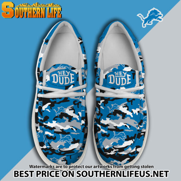 Tubopro Detroit Lions Personalized Hey Dude Shoes For Men And Women