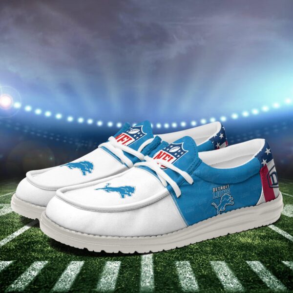 Tubopro Detroit Lions Personalized Hey Dude Shoes For Men And Women - Image 3