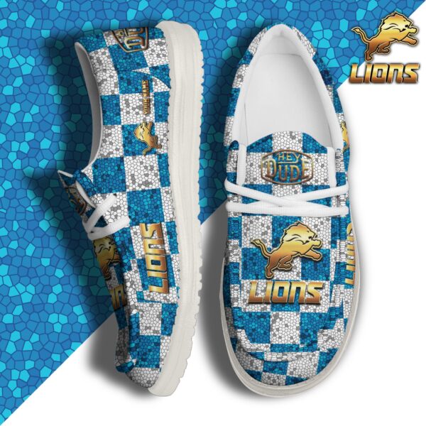 Tubopro Detroit Lions Personalized Hey Dude Shoes For Men And Women
