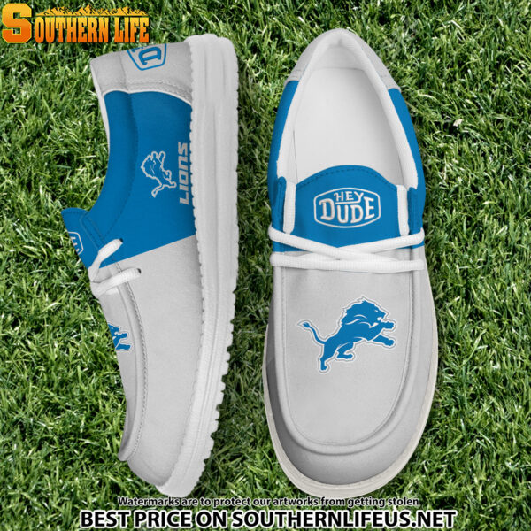 Tubopro Detroit Lions Personalized Hey Dude Shoes For Men And Women