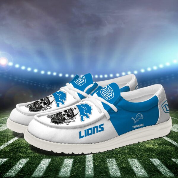 Tubopro Detroit Lions Personalized Hey Dude Shoes For Men And Women - Image 2