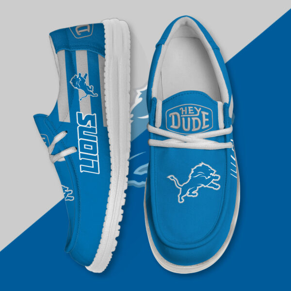 Tubopro Detroit Lions Personalized Hey Dude Shoes For Men And Women