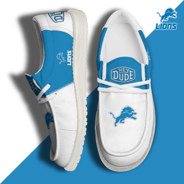 Tubopro Detroit Lions Personalized Hey Dude Shoes For Men And Women