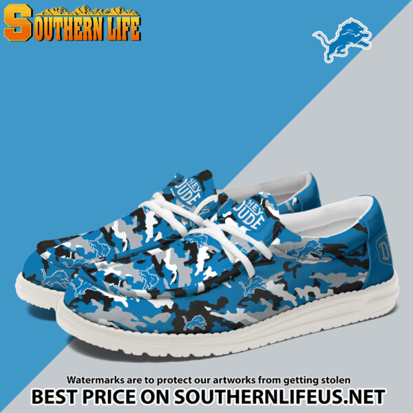 Tubopro Detroit Lions Personalized Hey Dude Shoes For Men And Women - Image 2