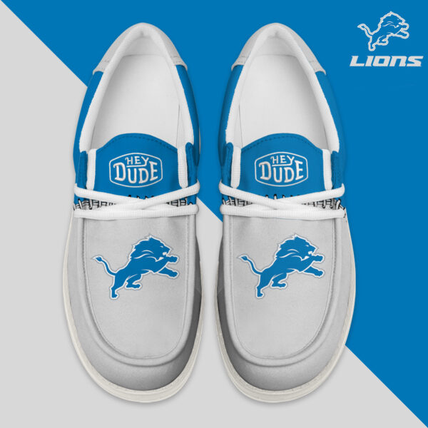 Tubopro Detroit Lions Personalized Hey Dude Shoes For Men And Women - Image 4