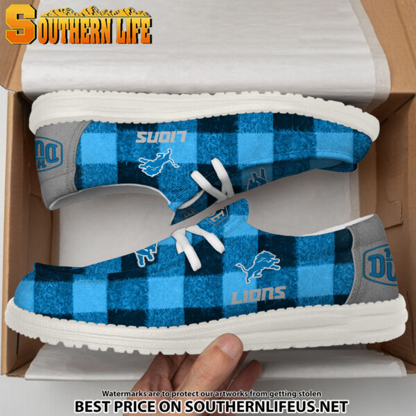 Tubopro Detroit Lions Personalized Hey Dude Shoes For Men And Women - Image 4