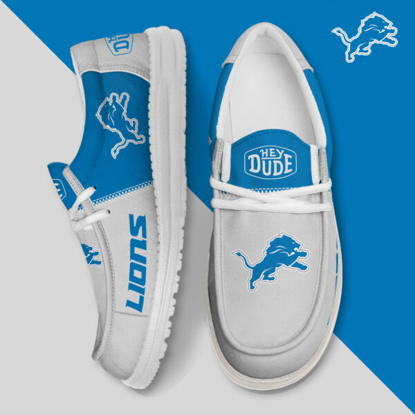Tubopro Detroit Lions Personalized Hey Dude Shoes For Men And Women