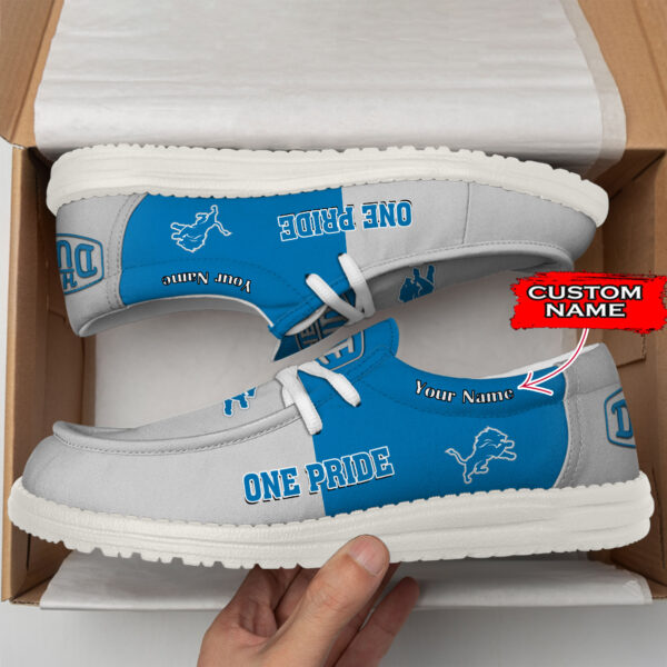 Tubopro Detroit Lions Personalized Hey Dude Shoes For Men And Women - Image 2